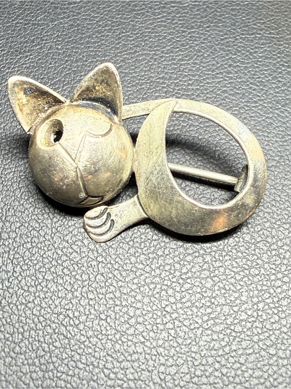 Vintage Artist Signed Mexico Modernist 925 Sterling Silver